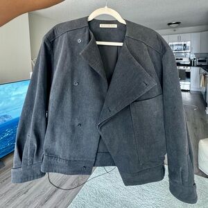 Grey Balenciaga jacket from the spring 2012 ready-to-wear collection